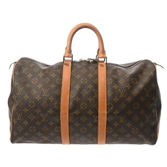 LOUIS VUITTON Louis Vuitton Monogram Keepall 45 Brown M41428 Men's Women's Ca...